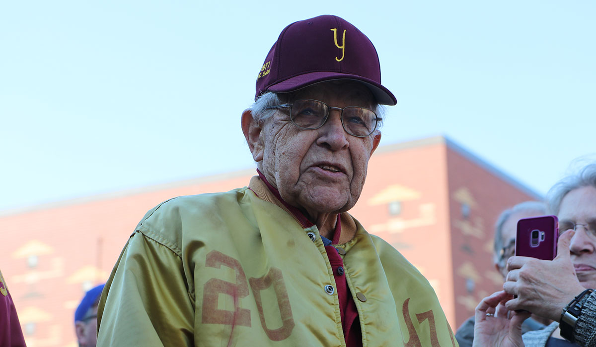 Bill Faller wearing vintage hat