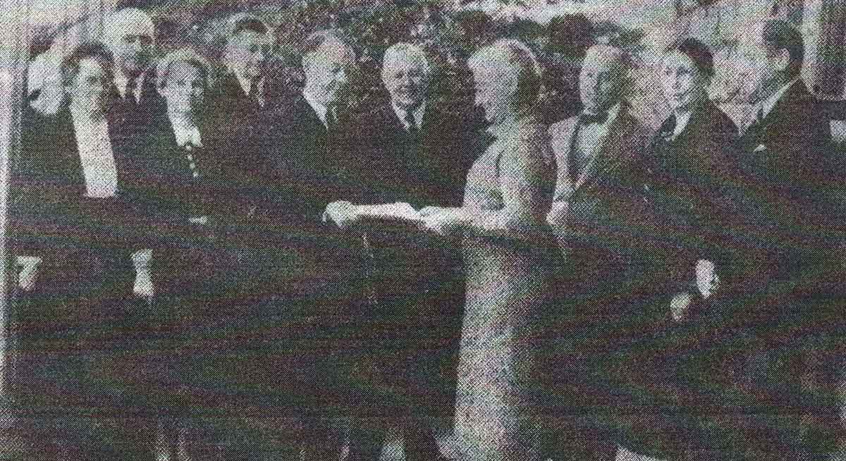 YVC deed presentation 1937