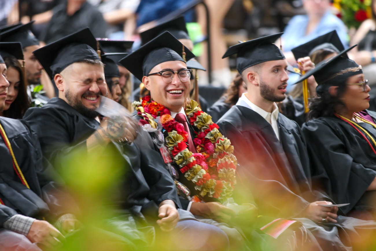 Graduates during YVC's 94th commencement ceremony